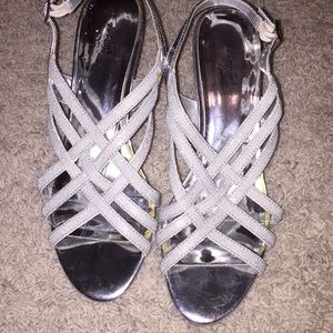 Silver Mootsies Tooties heels